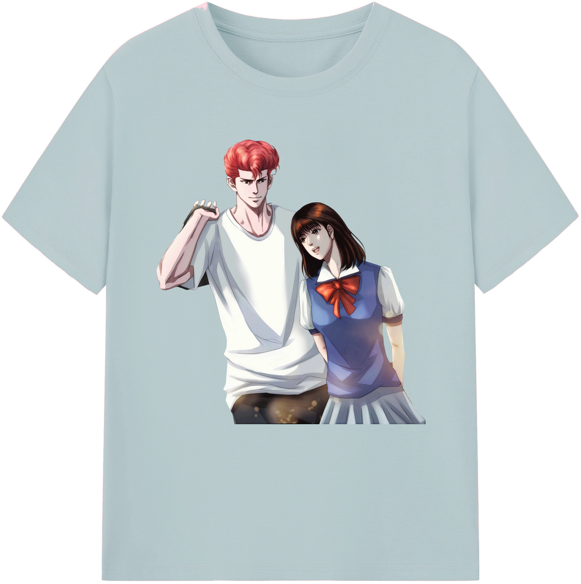 SLAM DUNK／スラムダンク 綿100％半袖Tシャツ（フロントプリント）